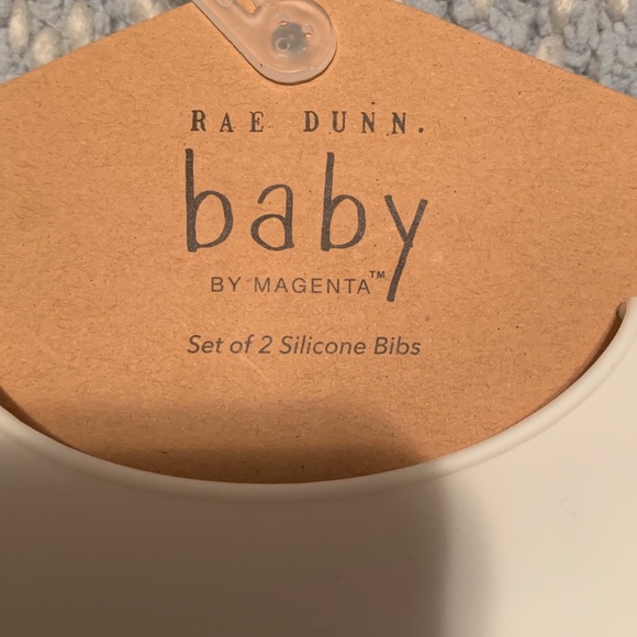 COPY - Rae Dunn Baby Set of 2 Silicone Bibs - Picture 7 of 8